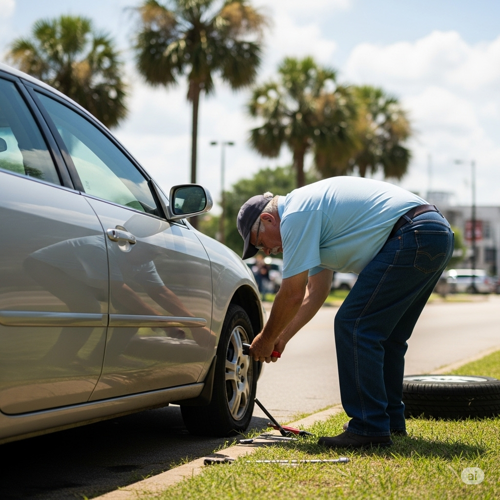 Flat Tire Change Baton Rouge Services